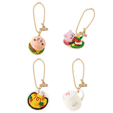 Load image into Gallery viewer, Kirby Keychain Menu Figure Kirby Cafe Ichiban Kuji E Prize Bandai
