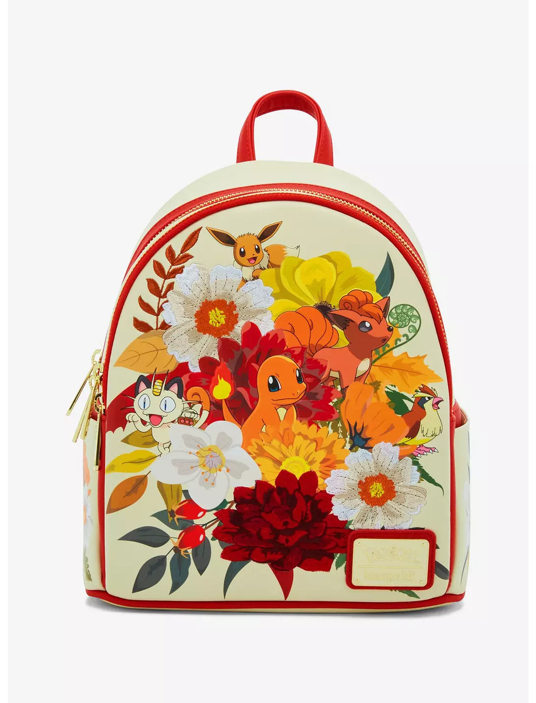 Pokemon Mini Backpack Charmander and Friends Floral Loungefly