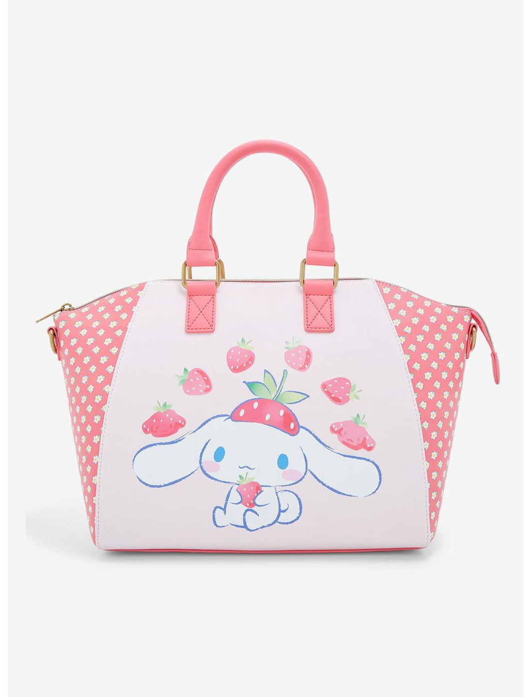 Sanrio Tote Satchel Bag Cinnamoroll Strawberry Loungefly