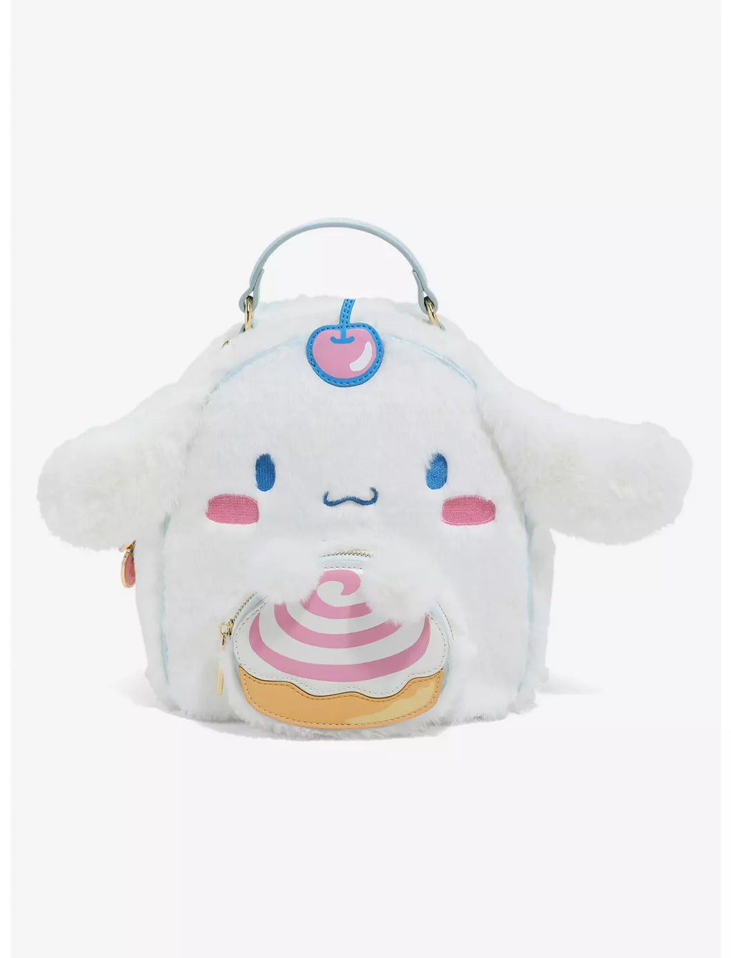 Sanrio Mini Backpack Cinnamoroll Fuzzy Cupcake