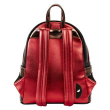 Load image into Gallery viewer, Marvel Mini Backpack Deadpool Metallic Cosplay Loungefly
