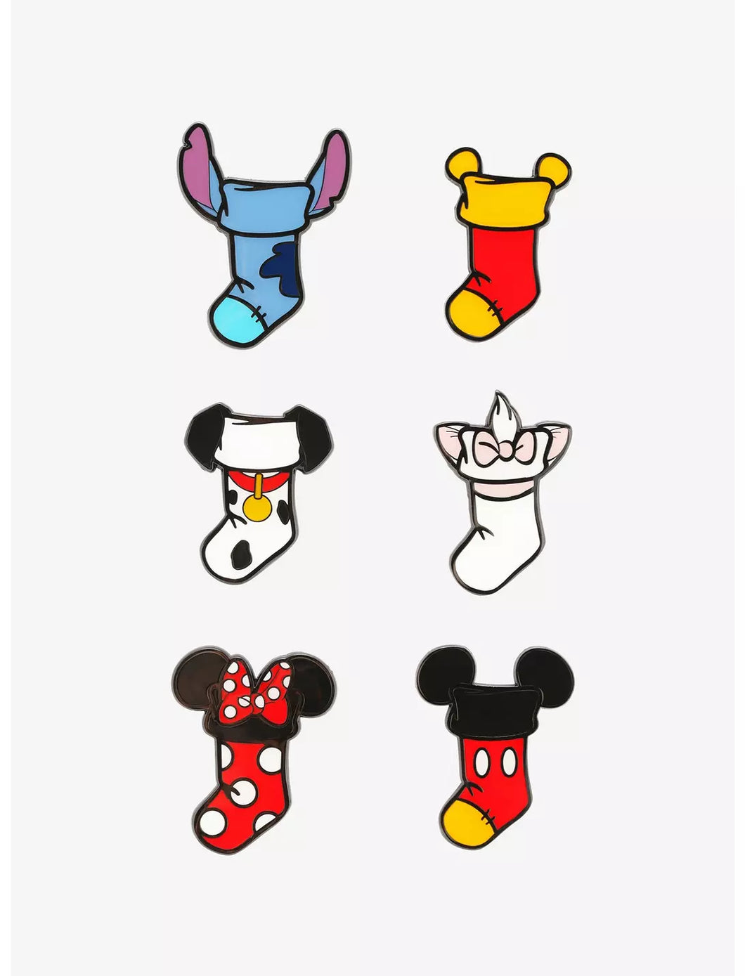 Disney Blind Box Character Stockings Enamel Pin Loungefly