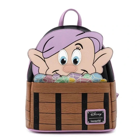 Disney Mini Backpack Snow White and the Seven Dwarfs Dopey in Minecart Loungefly