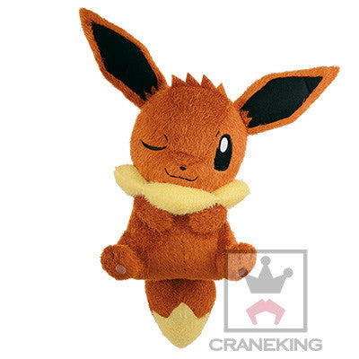 Pokemon Plush Eevee Kutsurogi Time Mechadeka 2017 Banpresto