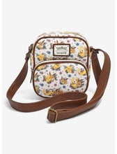 Load image into Gallery viewer, Pokemon Crossbody Pikachu &amp; Eevee Floral Loungefly
