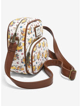 Load image into Gallery viewer, Pokemon Crossbody Pikachu &amp; Eevee Floral Loungefly
