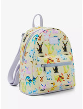 Load image into Gallery viewer, Pokemon Mini Backpack Eeveelutions Watercolor AOP Loungefly
