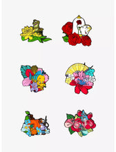 Load image into Gallery viewer, Disney Enamel Pin Princess Floral Sidekick Loungefly
