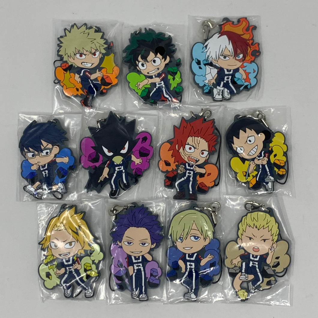 My Hero Academia Rubber Keychain Collection Set 1 2017 Banpresto