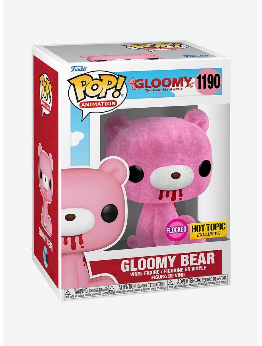 Gloomy The Naughty Grizzly Figure Gloomy Bear Flocked Pop! Animation 1190 Funko