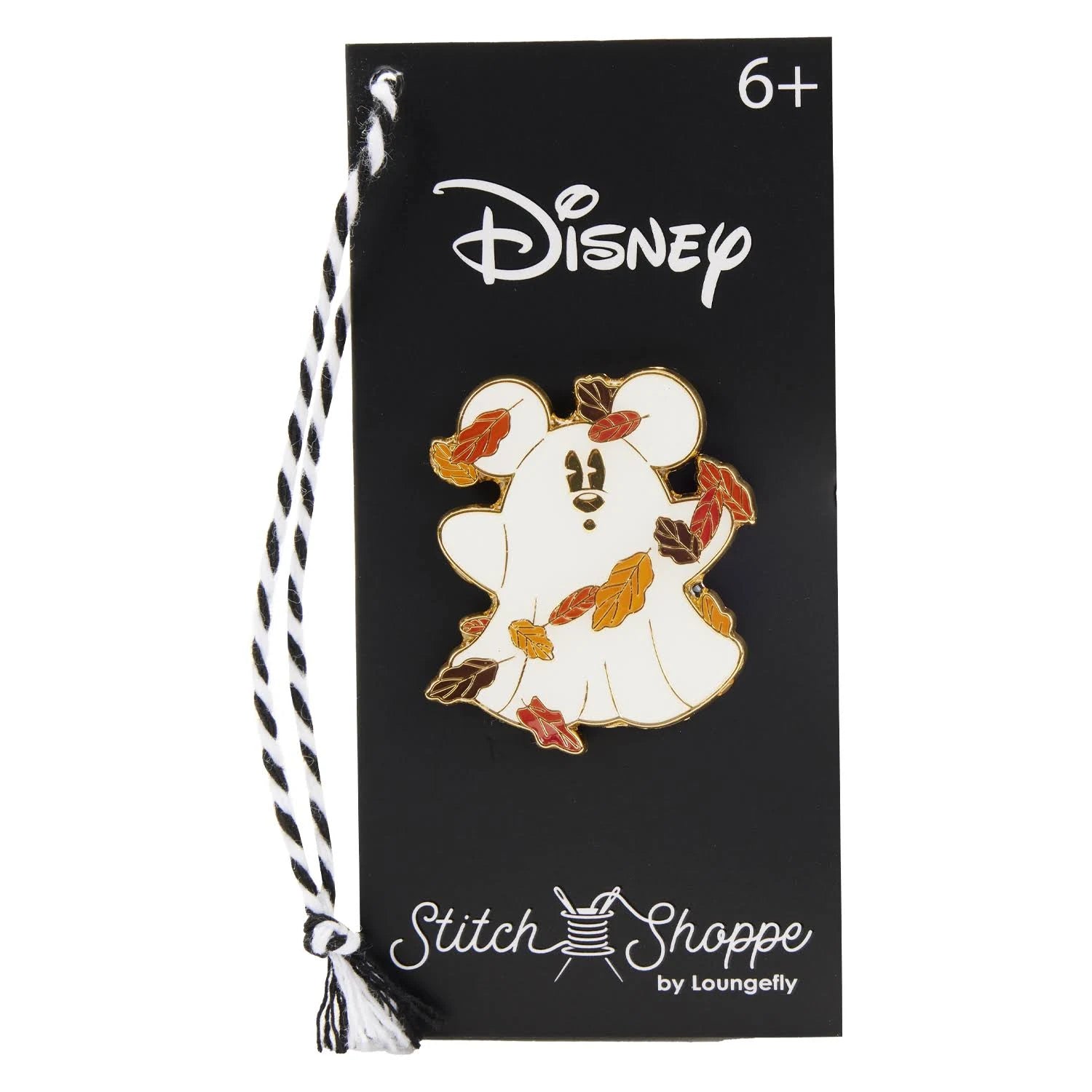 Mickey Ghost Stitch Shoppe by Loungefly Crossbody Bag