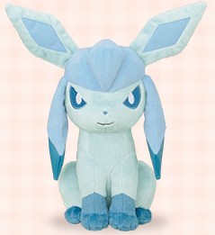 Pokemon Plush Glaceon DX I Heart Eevee 2013 Banpresto