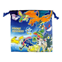 Load image into Gallery viewer, Pokemon Drawstring Bag Group Gather! Pokemon Center
