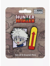 Load image into Gallery viewer, Hunter X Hunter Enamel Pin Set Killua Skateboard Just Funky
