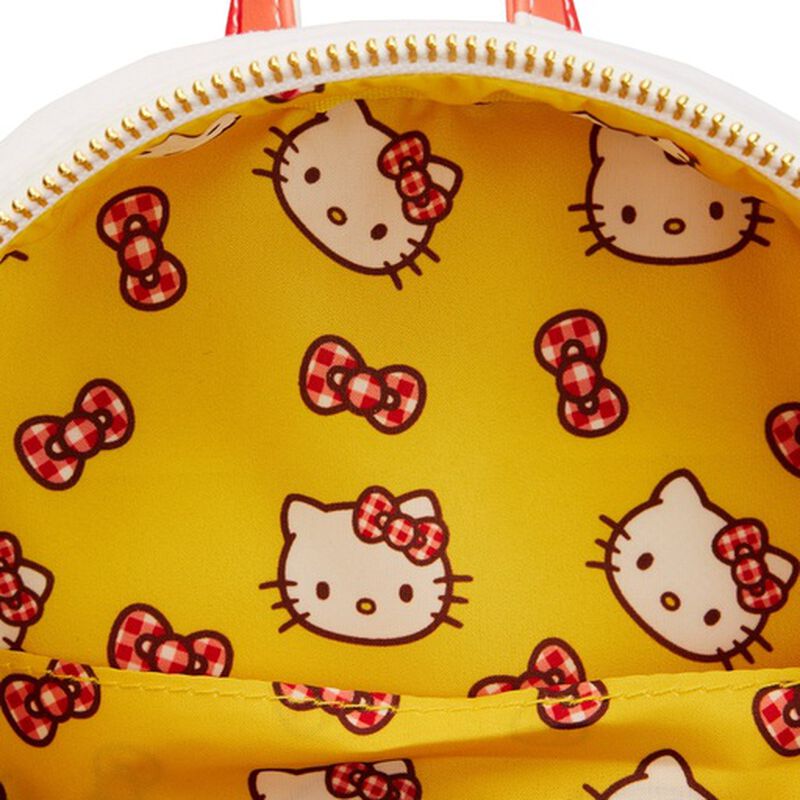 Loungefly hot hello kitty mini backpack gingham fuzzy