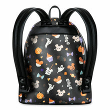 Load image into Gallery viewer, Disney Parks Mini Backpack Mickey Mouse Halloween Treats AOP Loungefly
