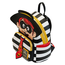 Load image into Gallery viewer, McDonald&#39;s Mini Backpack Hamburglar Cosplay Loungefly
