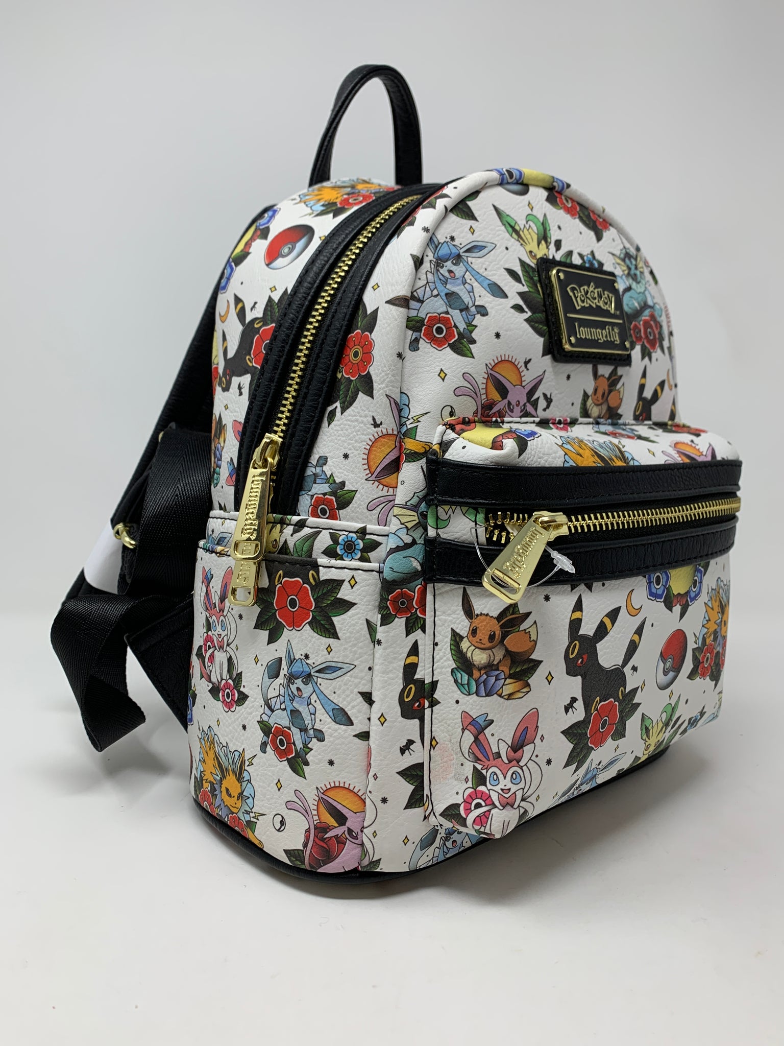 Mavin  Loungefly Pokémon Eevee Evolution Mini Backpack Purse Bag