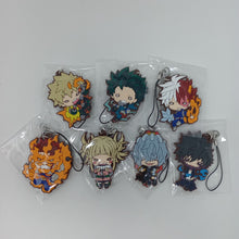 Load image into Gallery viewer, My Hero Academia Rubber Keychain Collection Set 2 Heroes and Villains T-ARTS
