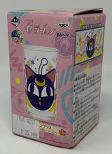 Load image into Gallery viewer, Sailor Moon Glass Cup Luna-P 20th Anniversary Ichiban Kuji Prize E Banpresto
