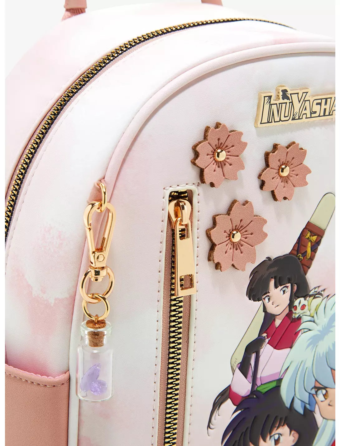 INUYASHA CHERRY BLOSSOM SWORD MINI BACKPACK shops BAG