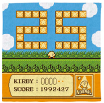 Load image into Gallery viewer, Kirby Hand Towel Dream Land 25th Anniversary Ichiban Kuji G Prize Banpresto
