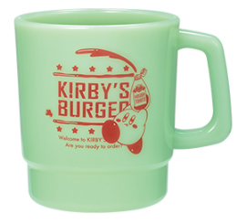 Kirby Cup Ketchup Logo Kirby Burger Ichiban Kuji F Prize Bandai