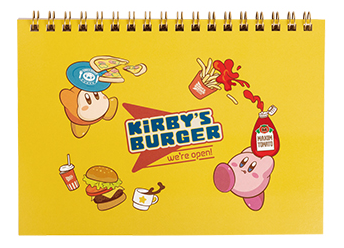 Kirby Notebook Kirby's Burger Ichiban Kuji G Prize Bandai