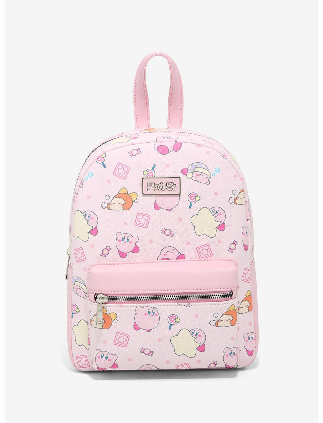 Kirby Mini Backpack Pink Toss AOP Bioworld