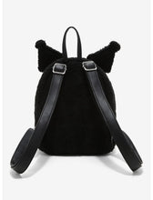 Load image into Gallery viewer, Sanrio Mini Backpack Fuzzy Kuromi Cosplay Loungefly
