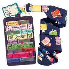 Load image into Gallery viewer, Disney Lanyard Cardholder Princess Books Loungefly
