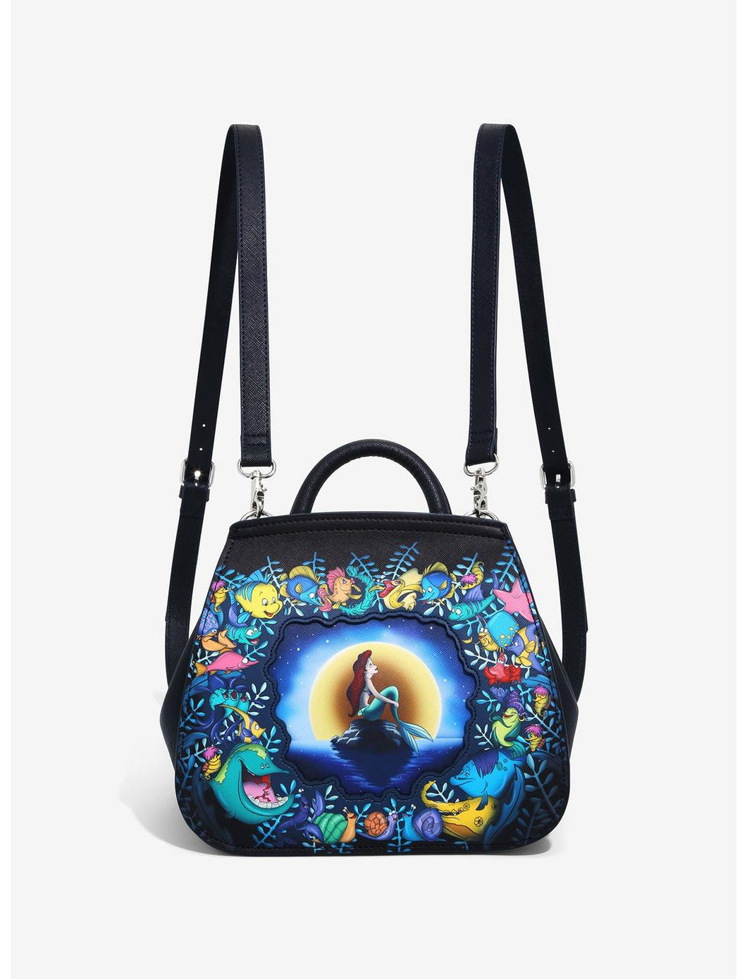 Disney Convertible Mini Backpack Little Mermaid Moonlight Loungefly