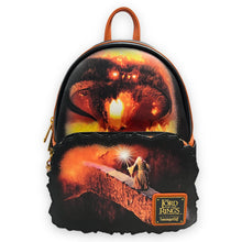 Load image into Gallery viewer, Lord of the Rings Mini Backpack Mordor GITD Loungefly
