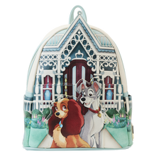 Load image into Gallery viewer, Disney Mini Backpack Lady and the Tramp House Loungefly
