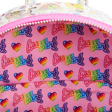 Load image into Gallery viewer, Lisa Frank Mini Backpack Iridescent AOP Loungefly
