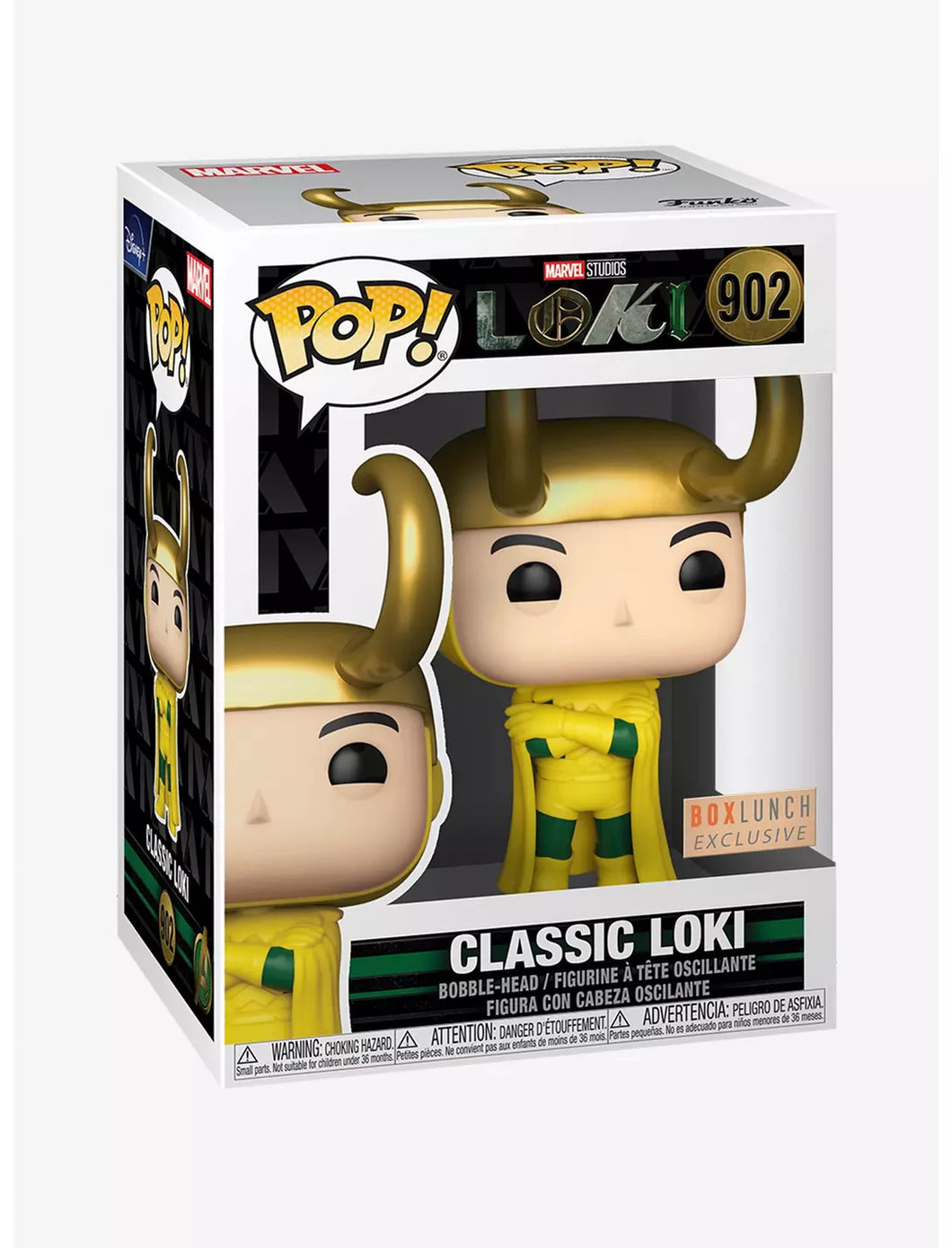 Marvel Figure Classic Loki Bobble-Head Pop! 902 Funko