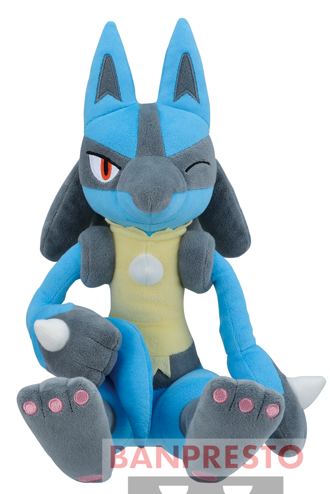 Pokemon Plush Lucario Look at my Tail 2022 Banpresto