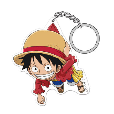 One Piece Acrylic Keychain Luffy Pinched Cospa