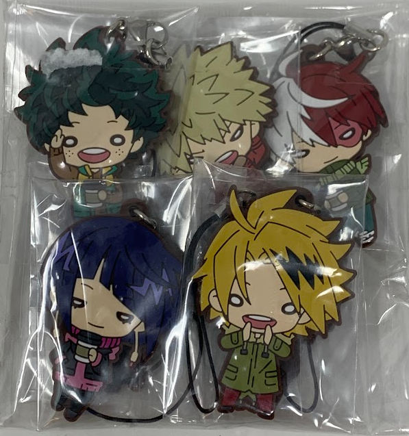 My Hero Academia Rubber Keychain Collection Winter Holiday T-ARTS