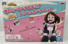 Load image into Gallery viewer, My Hero Academia Zipper Pouch Set Ochaco Uraraka B Version Banpresto
