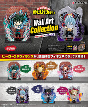 Load image into Gallery viewer, Re-Ment My Hero Academia Wall Art Collection Heroes &amp; Villains Blind Box
