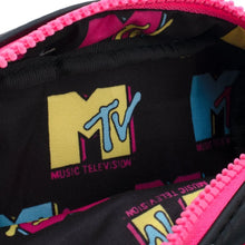 Load image into Gallery viewer, MTV Crossbody Clear &amp; Neon Loungefly
