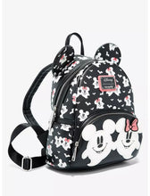 Load image into Gallery viewer, Disney Mini Backpack Mickey &amp; Minnie Mouse Ghostly GITD Loungefly
