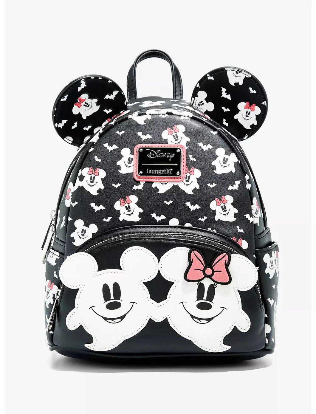 Disney Mini Backpack Mickey & Minnie Mouse Ghostly GITD Loungefly