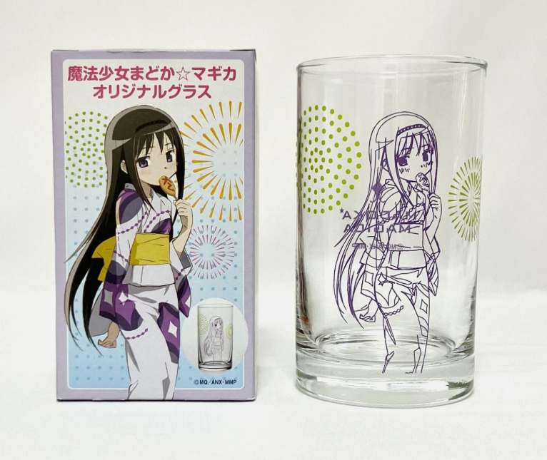 Puella Magi Madoka Magica Glass Cups 2012 Lawson