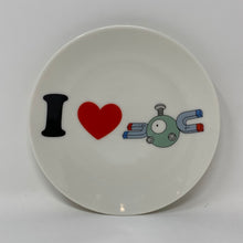 Load image into Gallery viewer, Pokemon Plate I Love Magnemite Pokemon Research ~Magnemite~ Ichiban Kuji C Prize Banpresto
