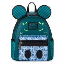 Load image into Gallery viewer, Disney Mini Backpack Ears Key Set Haunted Mansion Main Attraction Loungefly
