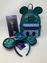 Load image into Gallery viewer, Disney Mini Backpack Ears Key Set Haunted Mansion Main Attraction Loungefly
