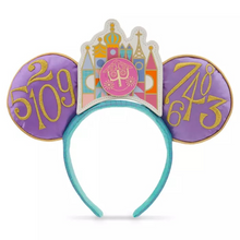 Load image into Gallery viewer, Disney Mini Backpack Ears Key Set It&#39;s a Small World Main Attraction Loungefly
