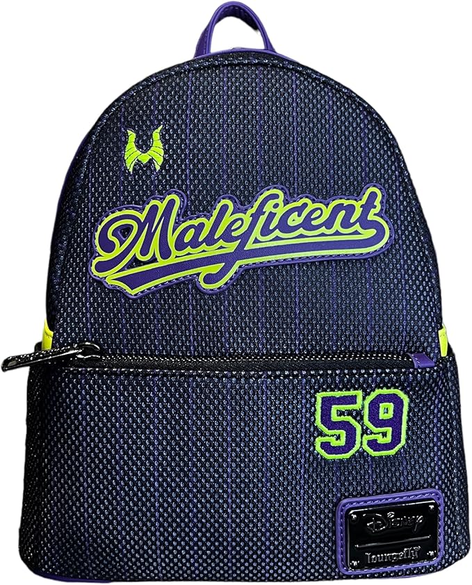 Disney Mini Backpack Maleficent Jersey GITD Loungefly